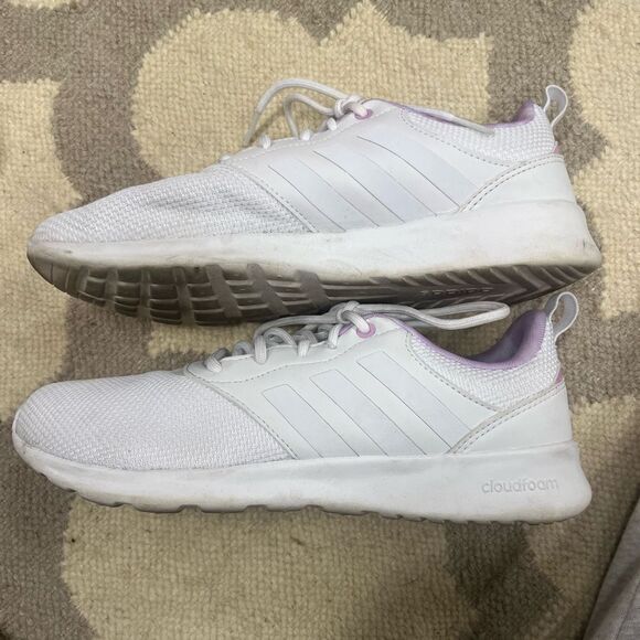 Adidas Women's White/Purple QT Racer 2.0 Running Shoes Size 7.5” - Picture 8 of 8